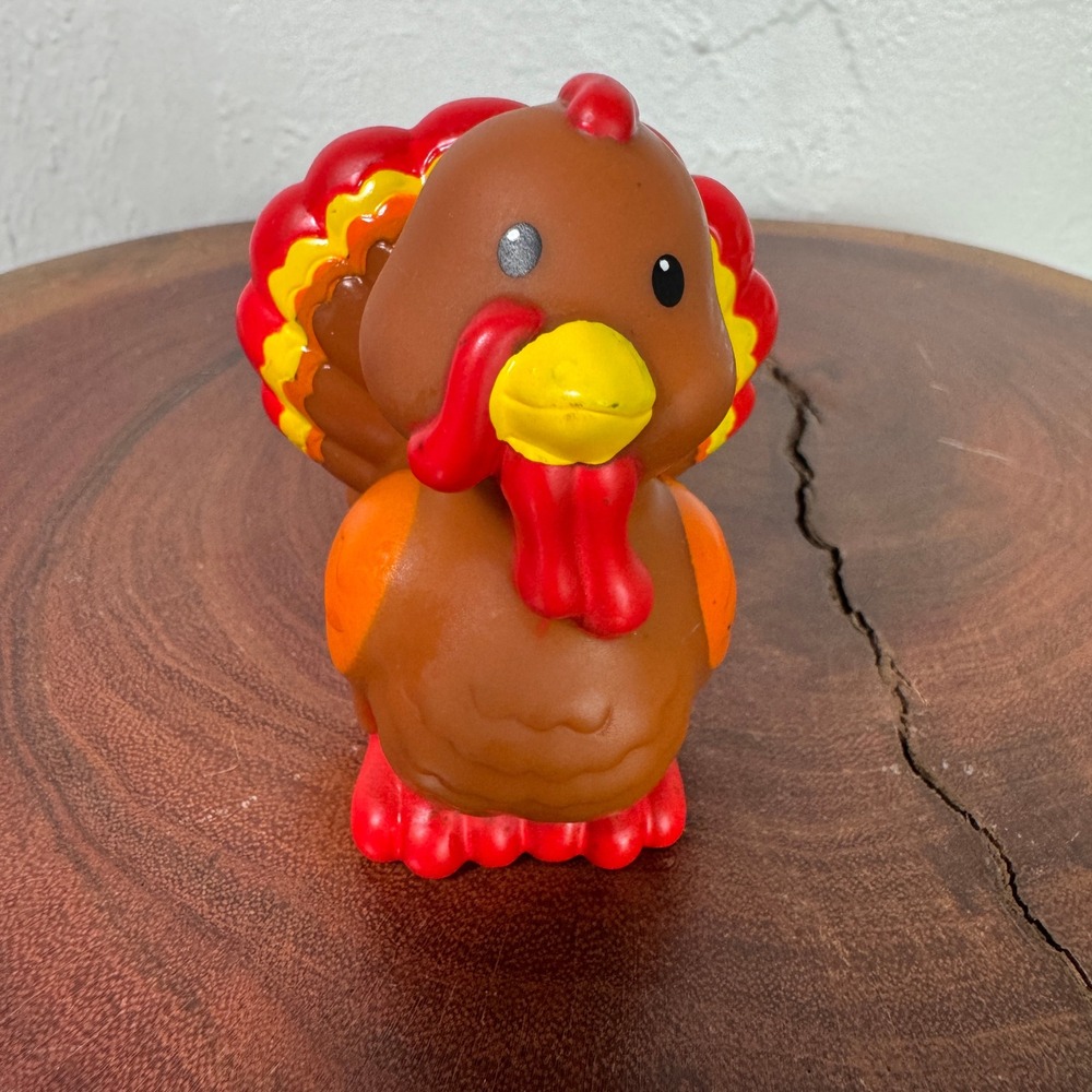 Fisher Price Little People Thanksgiving Farm Turkey Bird For Holiday Barn #2